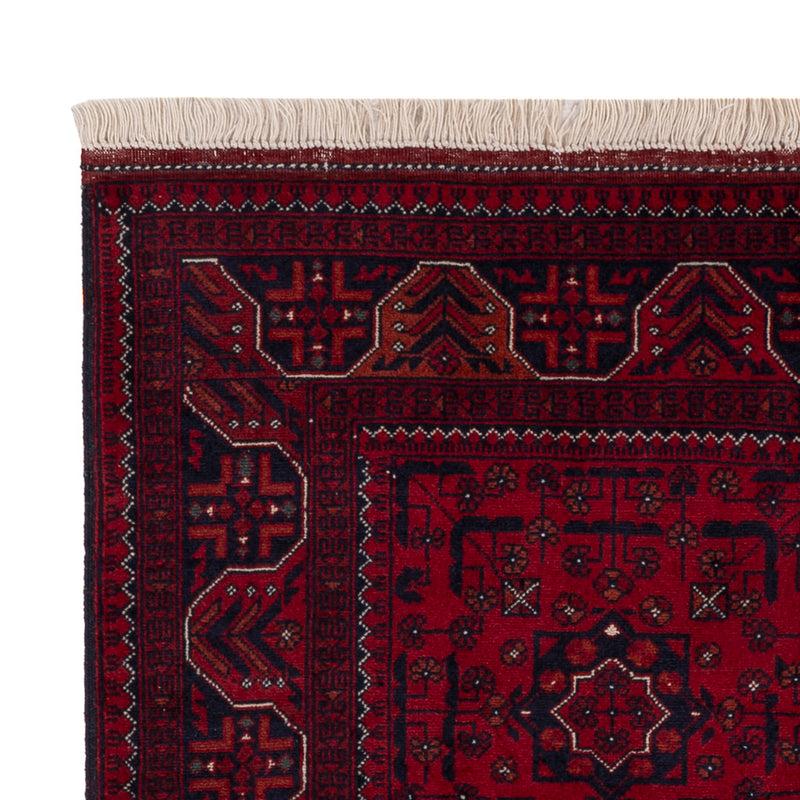 Afghan Rug - Royal - 138 x 101 cm - red