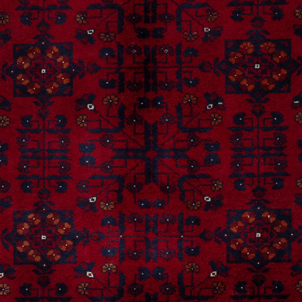 Afghan Rug - Royal - 144 x 100 cm - red