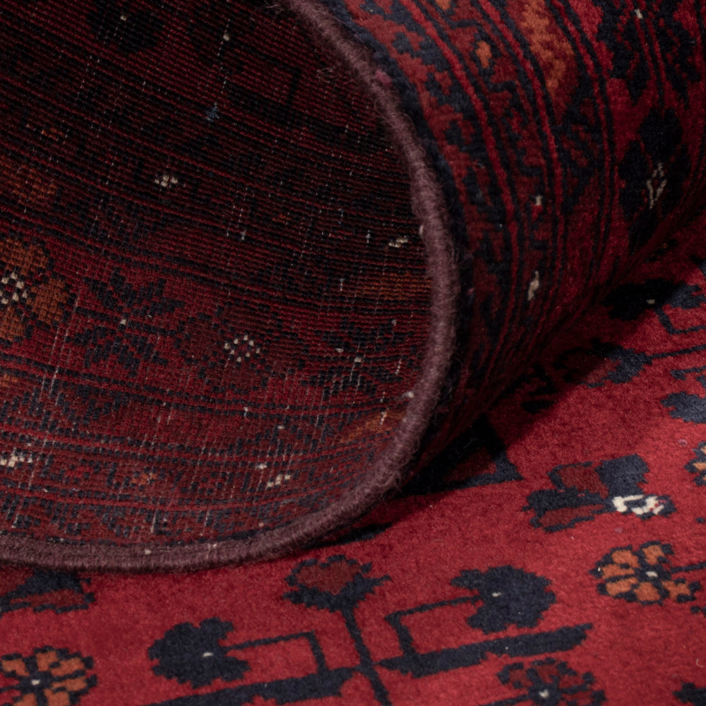 Afghan Rug - Royal - 144 x 100 cm - red