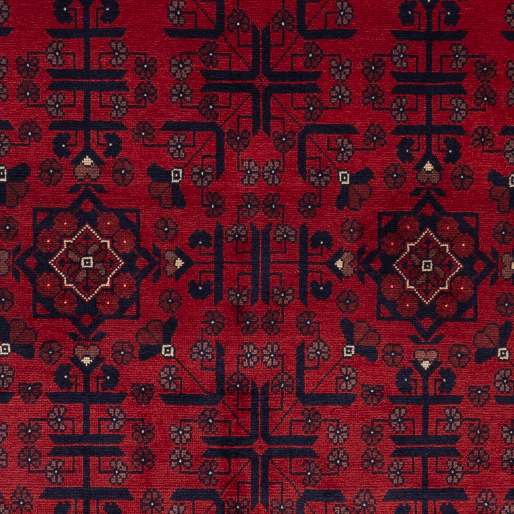Afghan Rug - Royal - 148 x 100 cm - red
