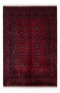 Afghan Rug - Royal - 149 x 101 cm - red