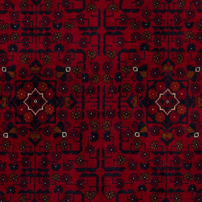 Afghan Rug - Royal - 139 x 100 cm - red