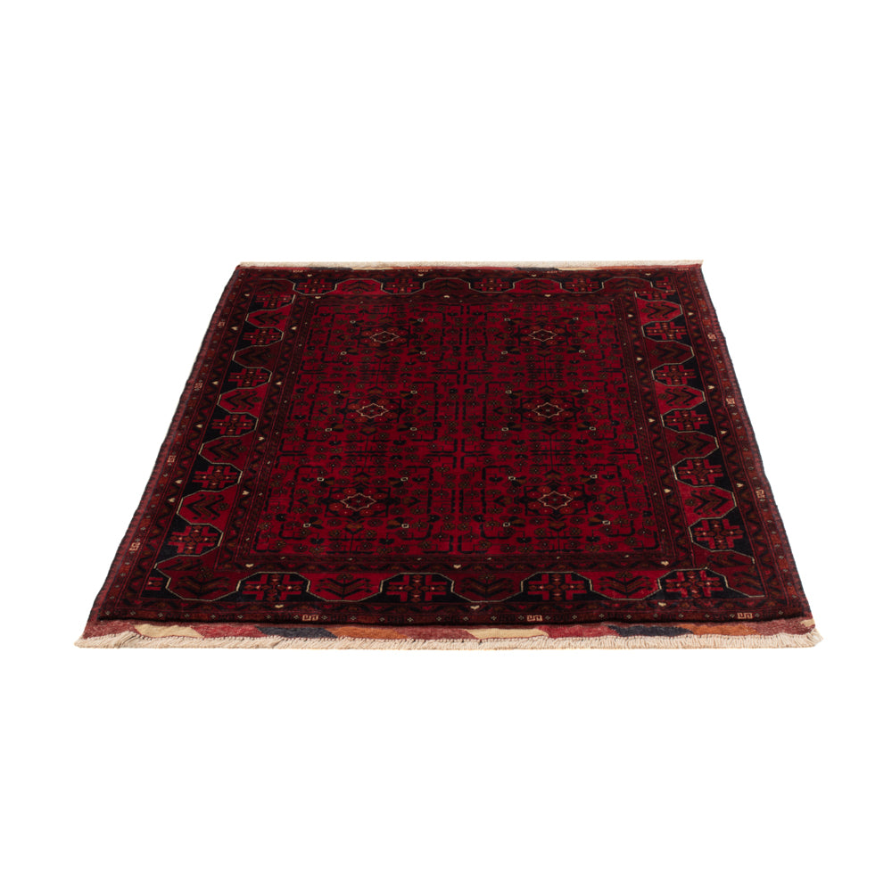 Afghan Rug - Royal - 139 x 100 cm - red