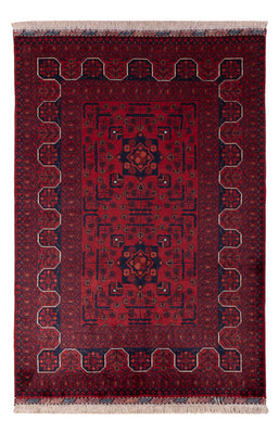 Afghan Rug - Kunduz - 147 x 100 cm - red