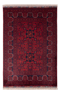 Afghan Rug - Kunduz - 147 x 100 cm - red