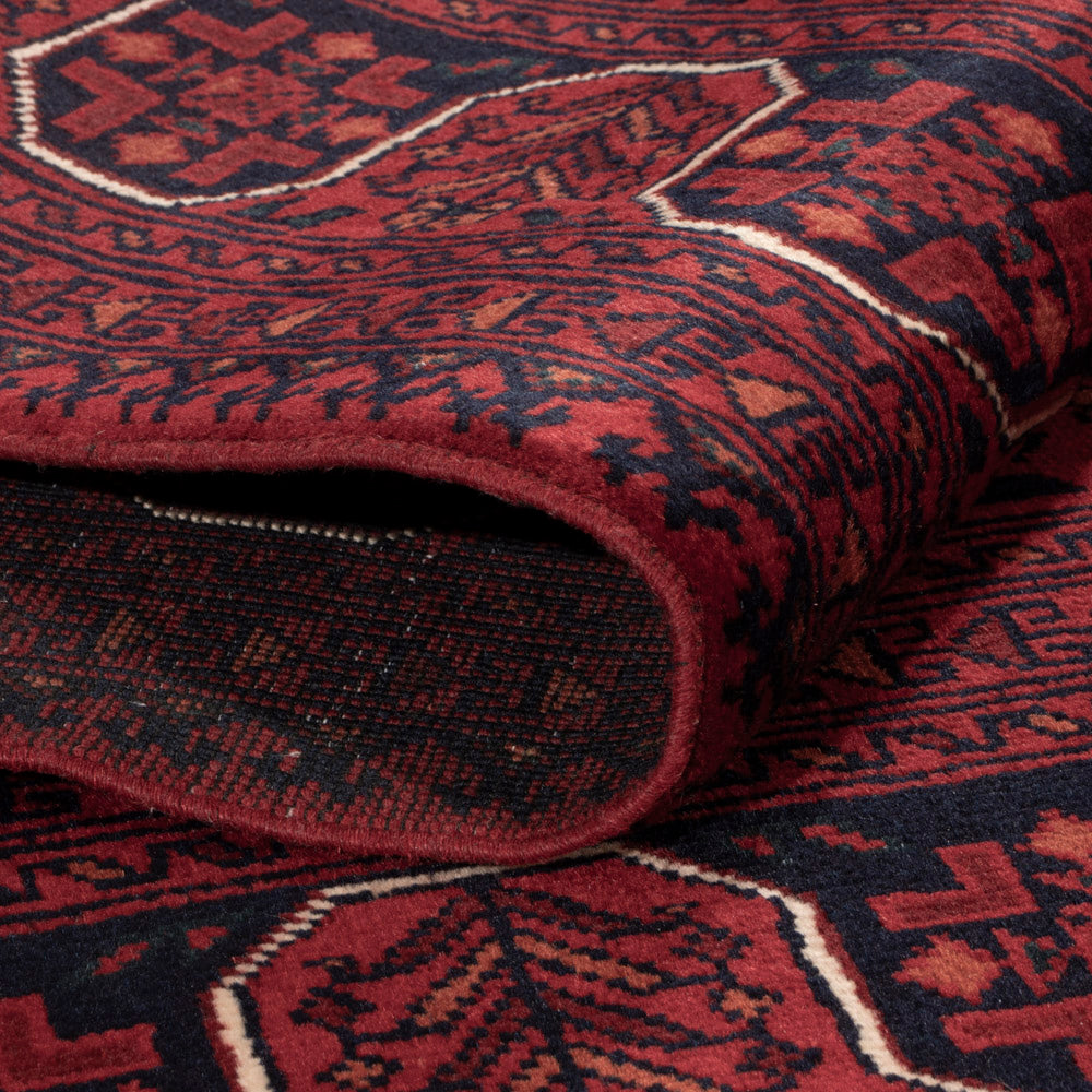 Afghan Rug - Kunduz - 147 x 100 cm - red