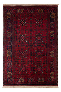 Afghan Rug - Royal - 147 x 100 cm - red