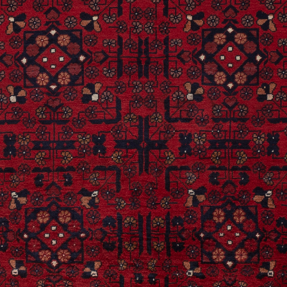Afghan Rug - Royal - 147 x 100 cm - red