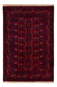 Afghan Rug - Royal - 147 x 99 cm - red