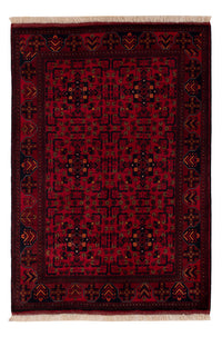 Afghan Rug - Royal - 147 x 100 cm - red