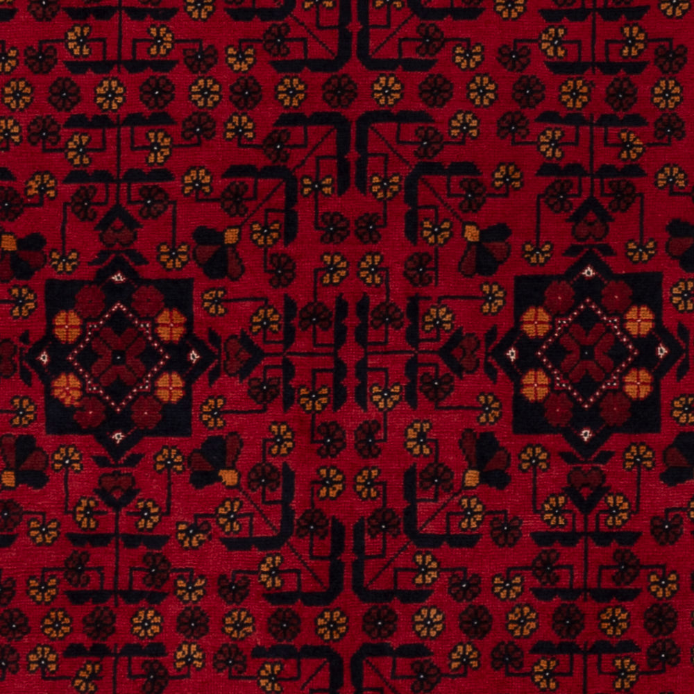 Afghan Rug - Royal - 147 x 100 cm - red