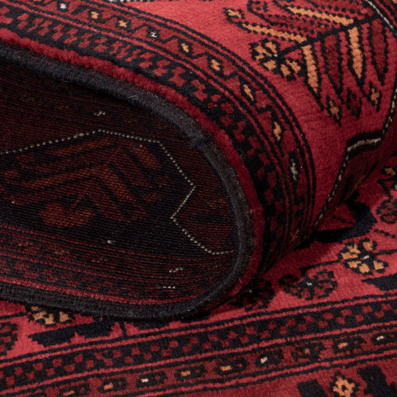 Afghan Rug - Royal - 147 x 100 cm - red