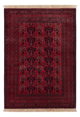 Afghan Rug - Royal - 148 x 100 cm - red