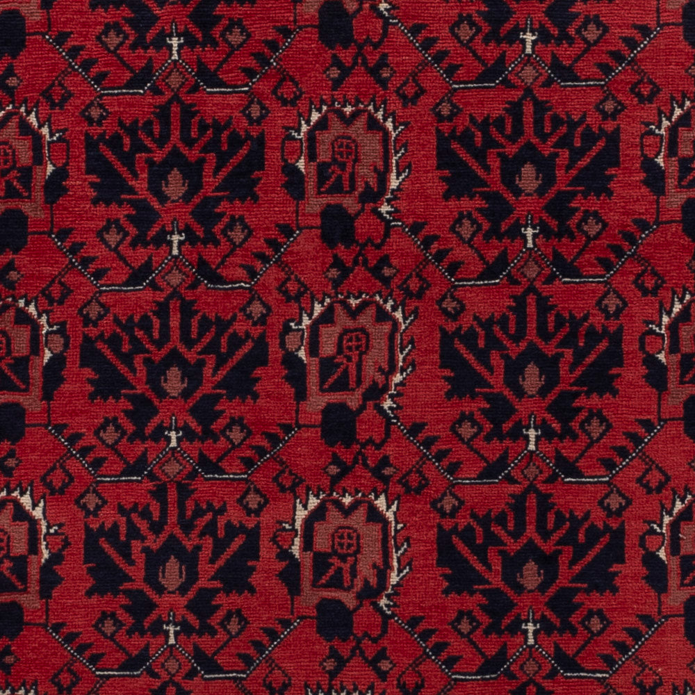 Afghan Rug - Royal - 148 x 100 cm - red
