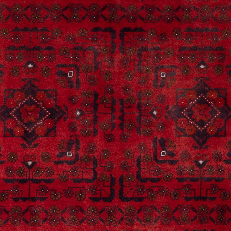 Afghan Rug - Royal - 139 x 101 cm - red