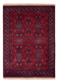 Afghan Rug - Royal - 142 x 100 cm - red