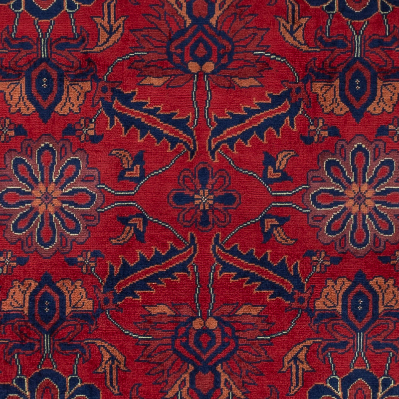 Afghan Rug - Royal - 142 x 100 cm - red