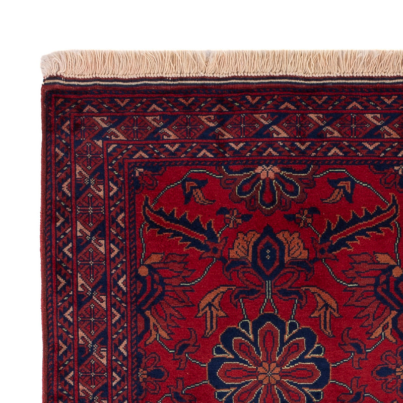 Afghan Rug - Royal - 142 x 100 cm - red