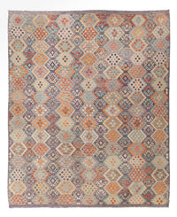 Kelim Rug - Splash - 396 x 324 cm - colorful