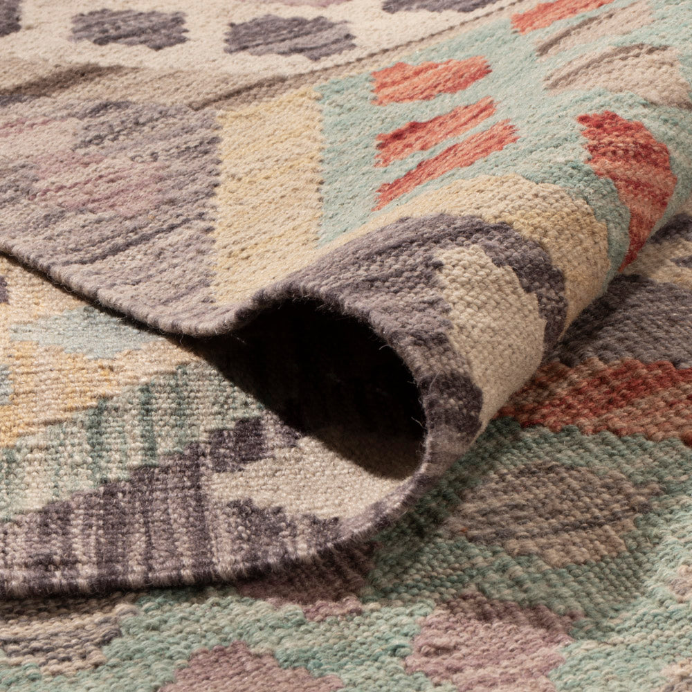 Kelim Rug - Splash - 396 x 324 cm - colorful