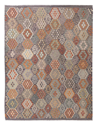 Kelim Rug - Splash - 341 x 264 cm - colorful