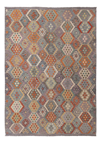 Kelim Rug - Splash - 350 x 249 cm - colorful