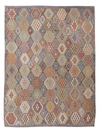 Kelim Rug - Splash - 349 x 268 cm - colorful