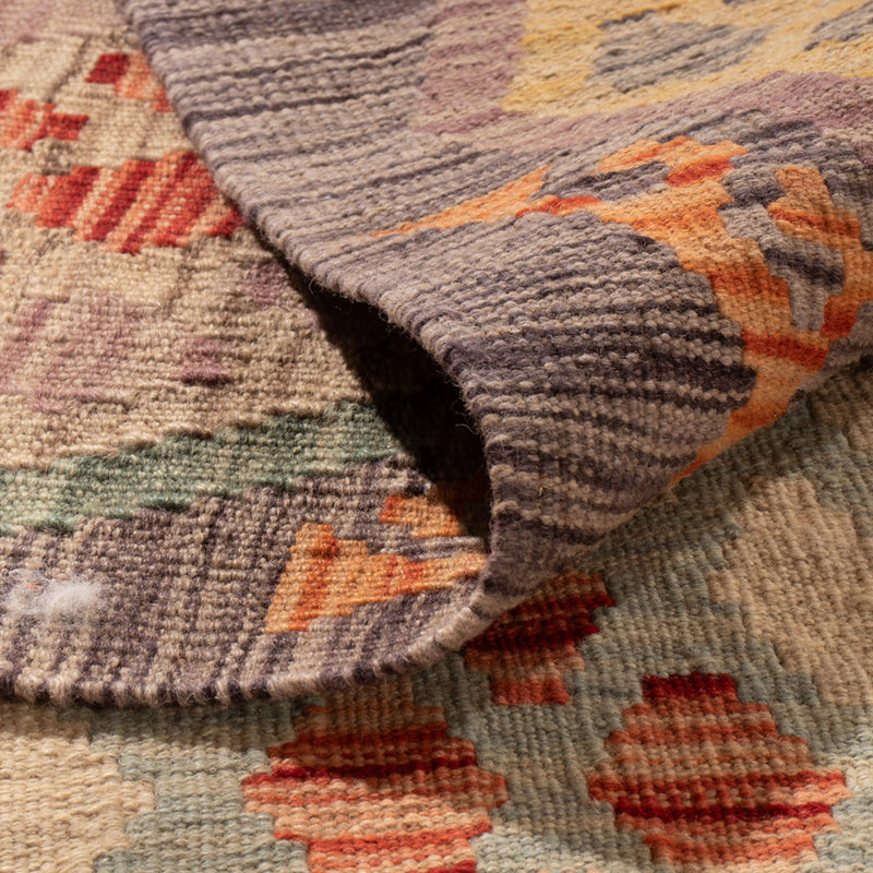 Kelim Rug - Splash - 349 x 268 cm - colorful