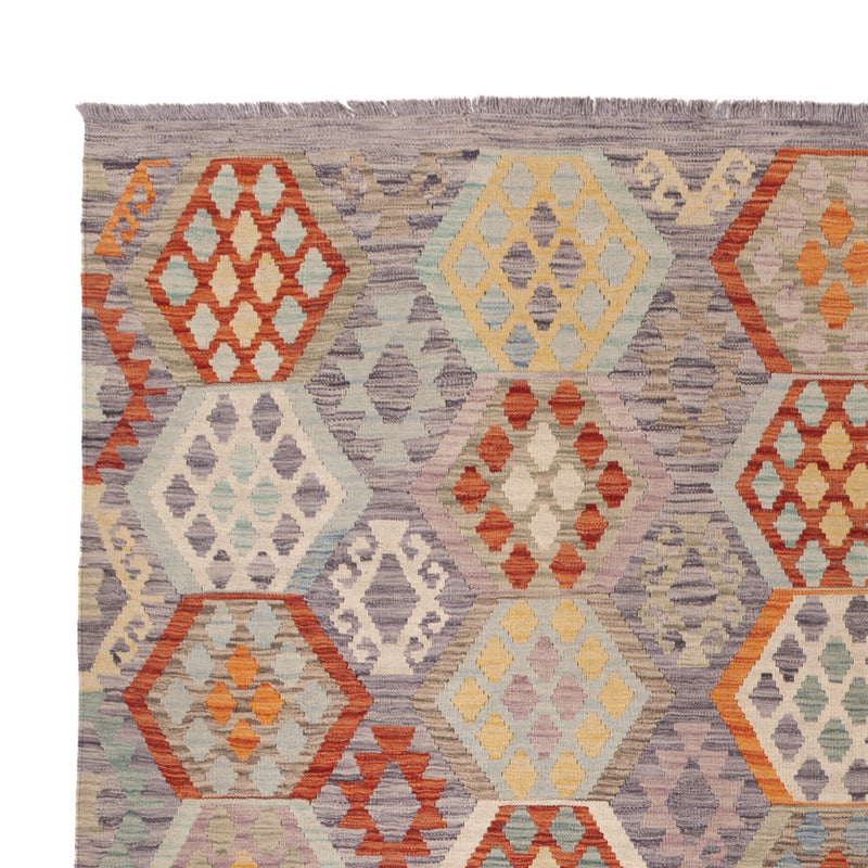 Kelim Rug - Splash - 340 x 245 cm - colorful