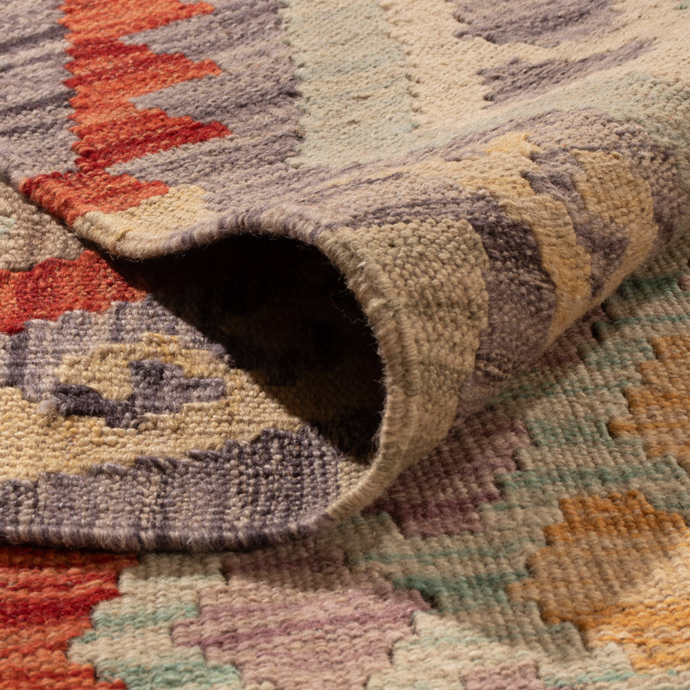 Kelim Rug - Splash - 340 x 245 cm - colorful