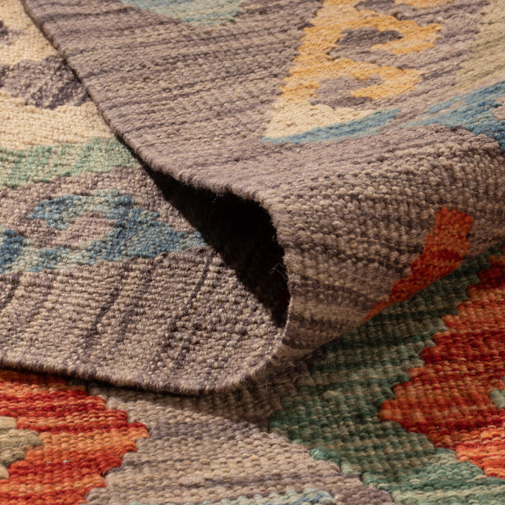 Kelim Rug - Splash - 344 x 255 cm - colorful