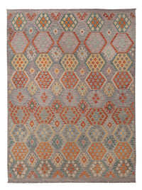 Kelim Rug - Splash - 337 x 251 cm - colorful