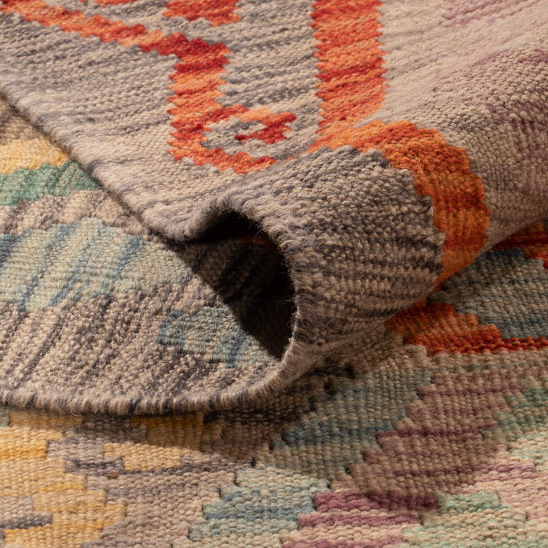 Kelim Rug - Splash - 337 x 251 cm - colorful