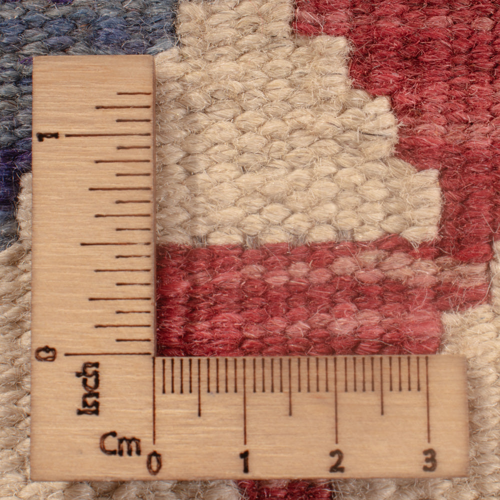 Kelim Rug - Splash square  - 104 x 97 cm - multicolored