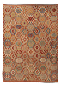 Kelim Rug - Splash - 357 x 250 cm - colorful