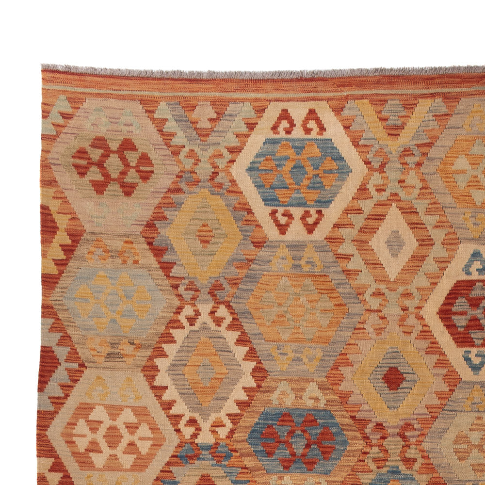 Kelim Rug - Splash - 357 x 250 cm - colorful