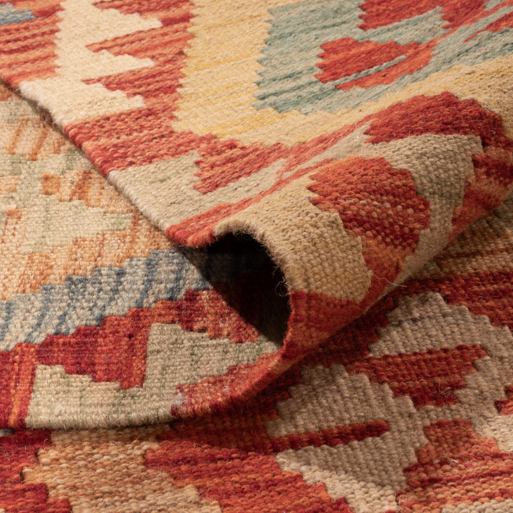 Kelim Rug - Splash - 352 x 256 cm - colorful