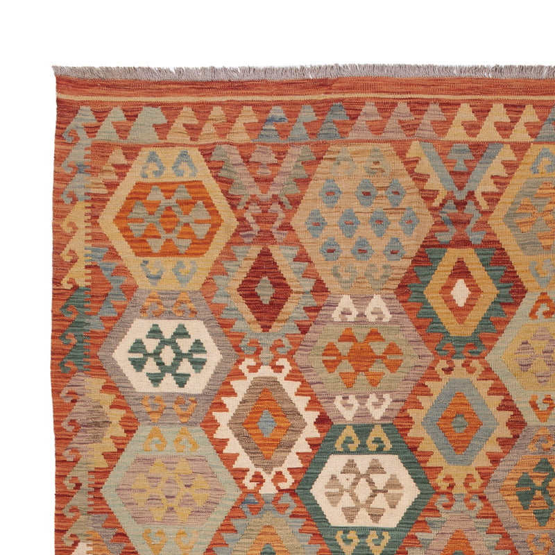 Kelim Rug - Splash - 352 x 256 cm - colorful