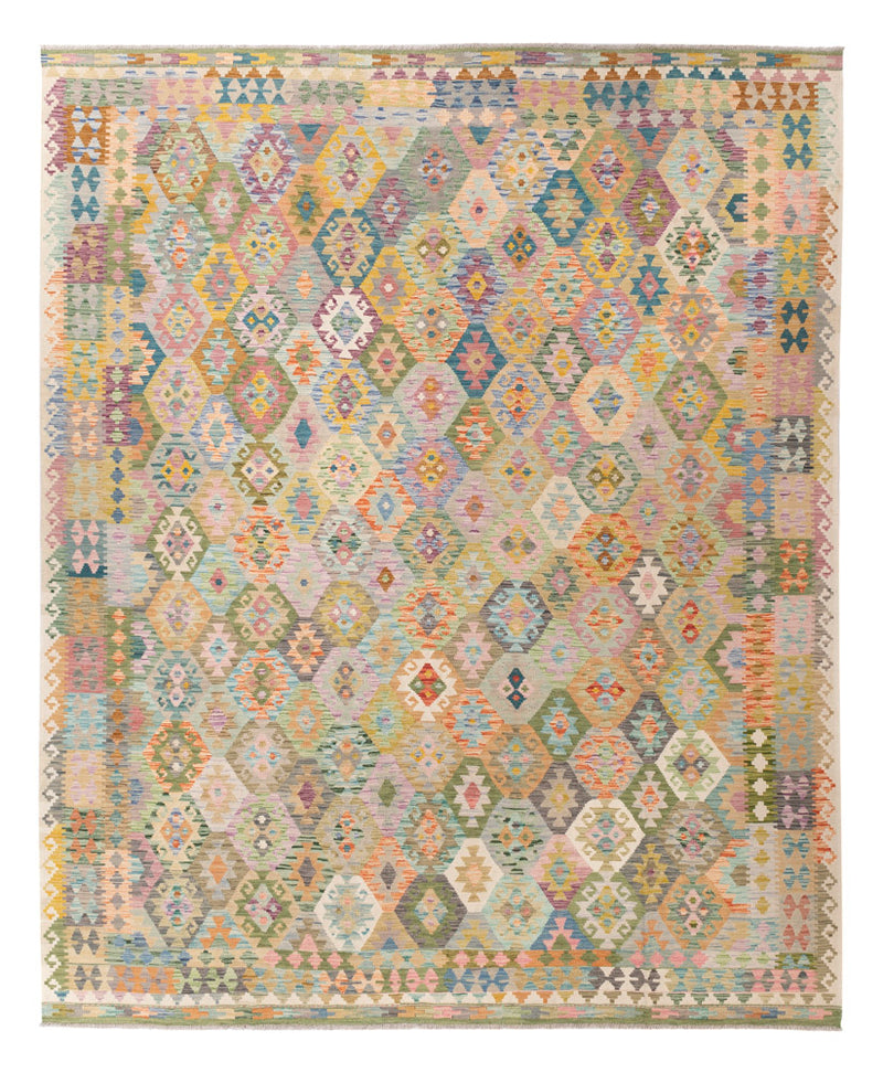 Kelim Rug - Splash - 375 x 303 cm - colorful