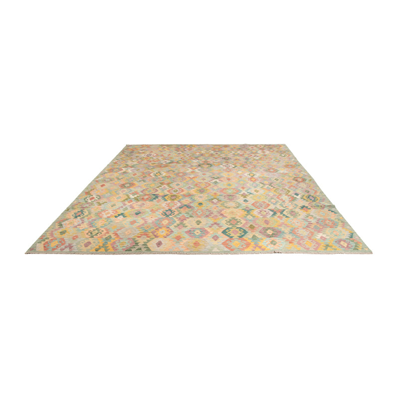 Kelim Rug - Splash - 383 x 312 cm - colorful