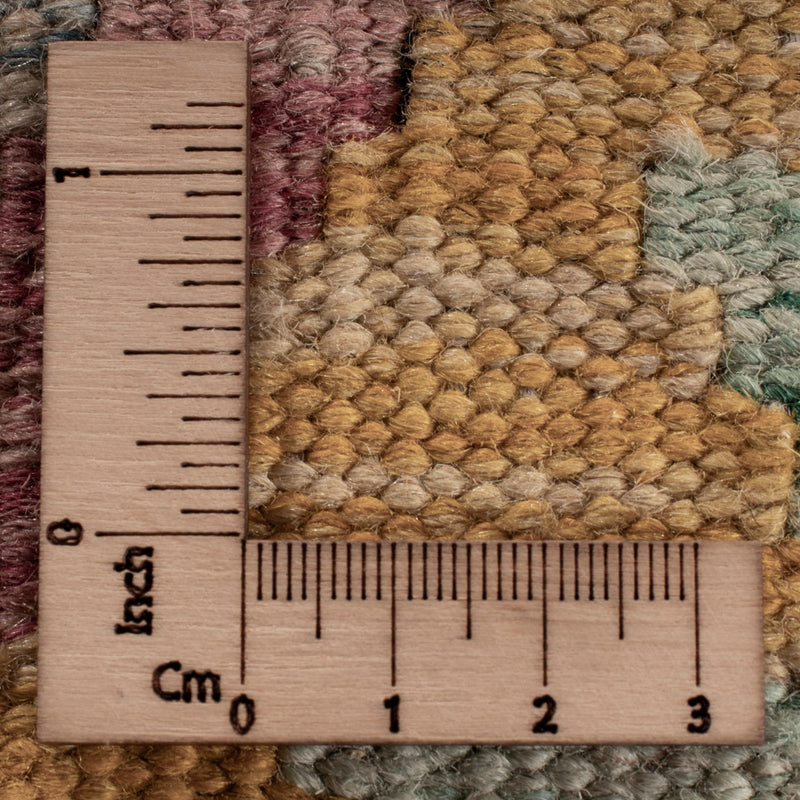 Kelim Rug - Splash - 383 x 312 cm - colorful