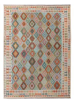 Kelim Rug - Splash - 347 x 258 cm - colorful
