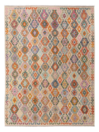Kelim Rug - Splash - 348 x 259 cm - colorful