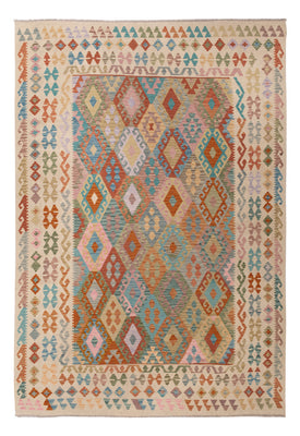 Kelim Rug - Splash - 348 x 250 cm - colorful