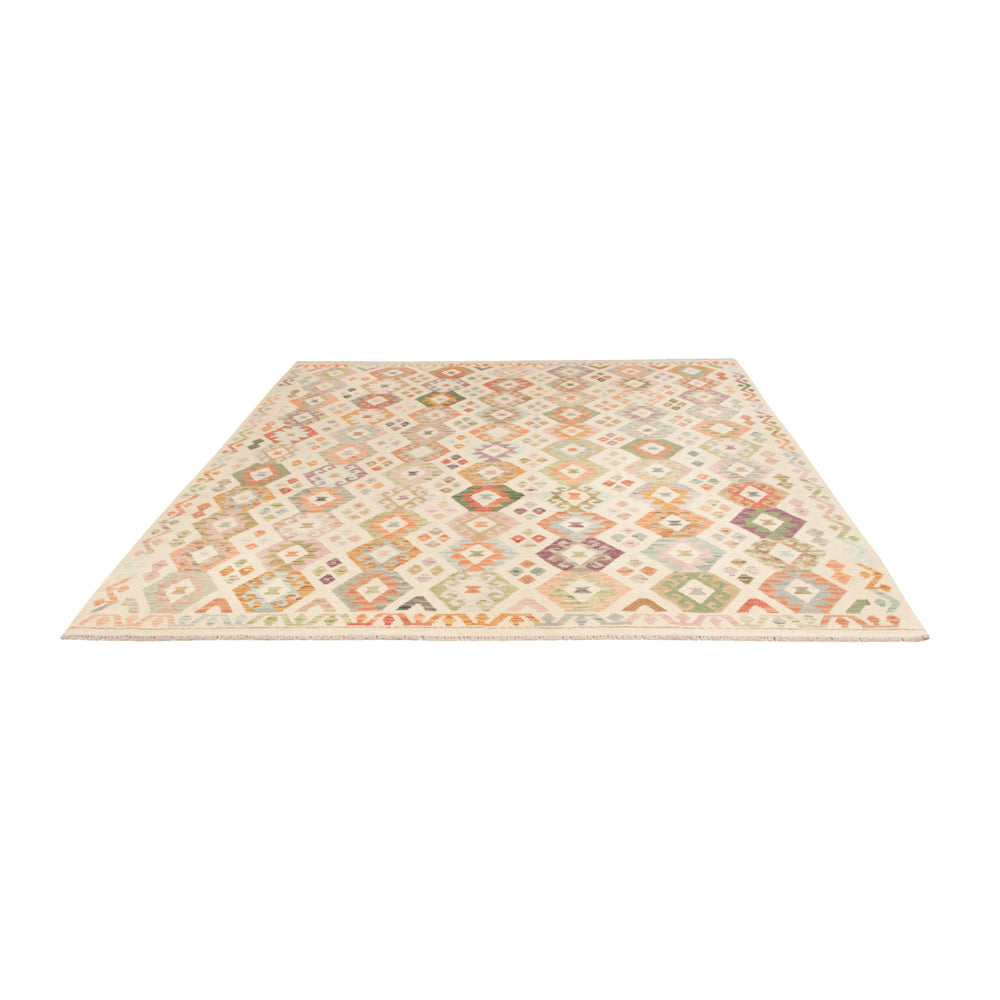 Kelim Rug - Splash - 290 x 252 cm - colorful