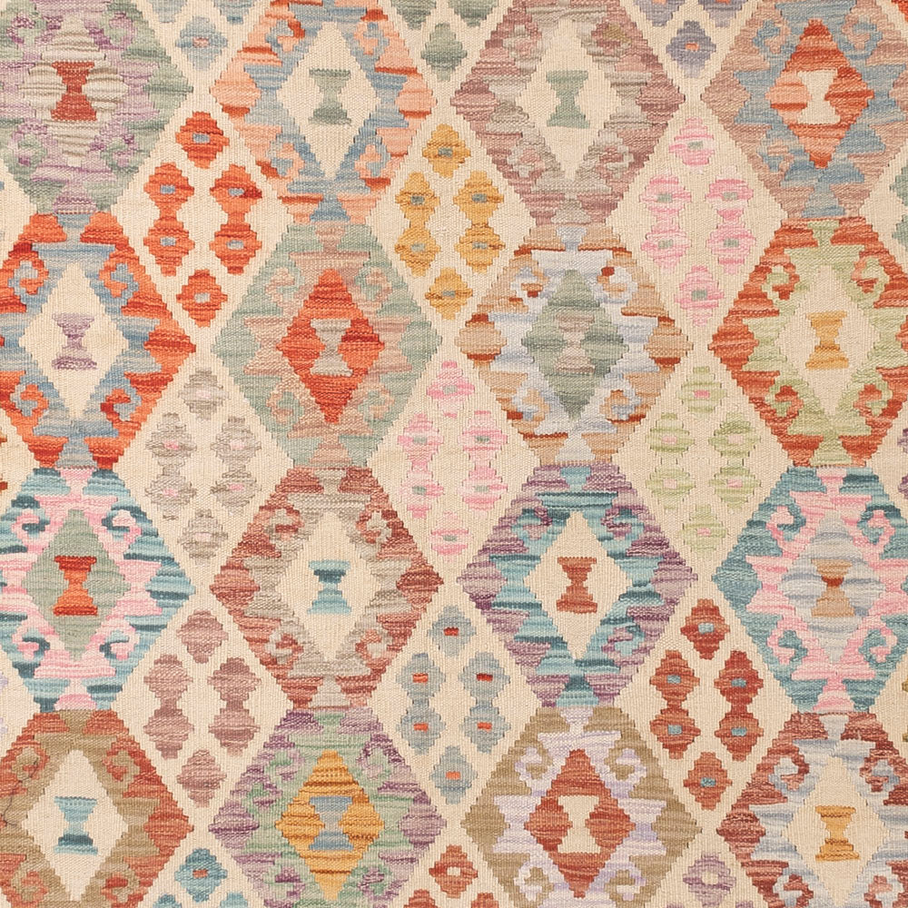 Kelim Rug - Splash - 301 x 250 cm - colorful