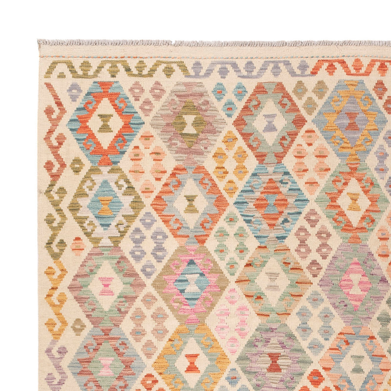 Kelim Rug - Splash - 301 x 250 cm - colorful