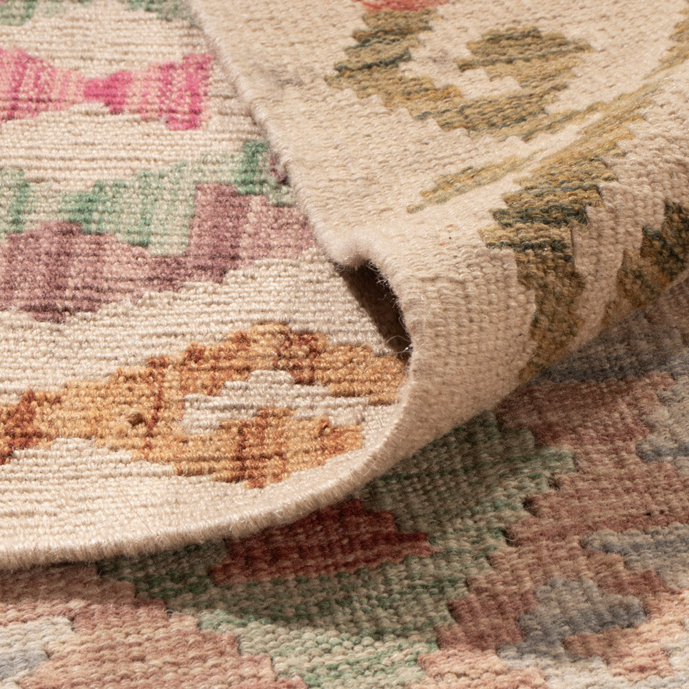 Kelim Rug - Splash - 301 x 250 cm - colorful