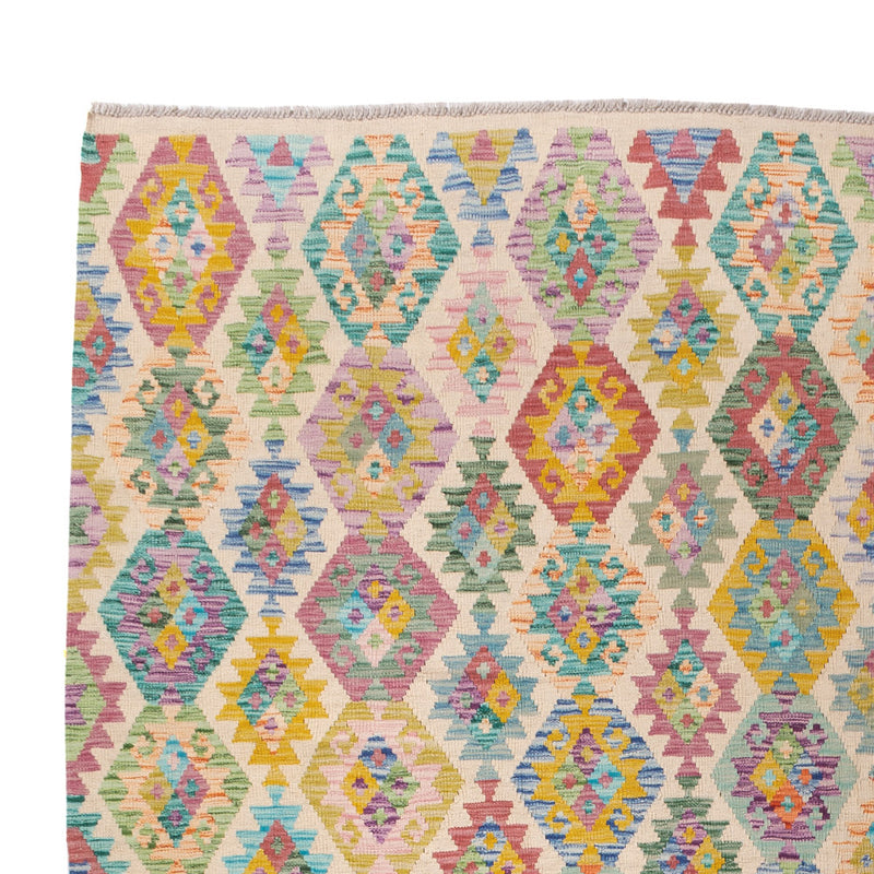 Kelim Rug - Splash - 367 x 266 cm - colorful