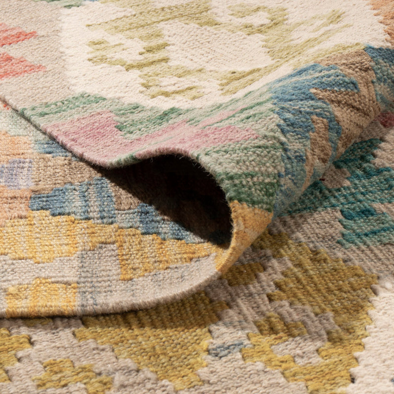 Kelim Rug - Splash - 307 x 264 cm - colorful